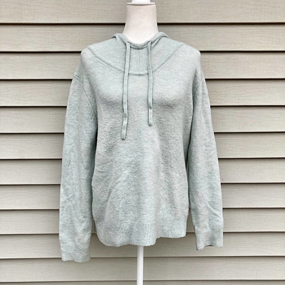 Banana Republic Wool Blend Hooded Sweater Size Medium